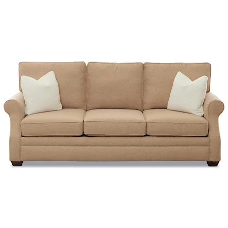 Casual Sleeper Sofa with Dreamquest Mattress